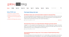 Desktop Screenshot of galaxytabblog.com