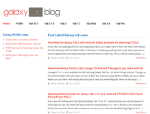 Tablet Screenshot of galaxytabblog.com